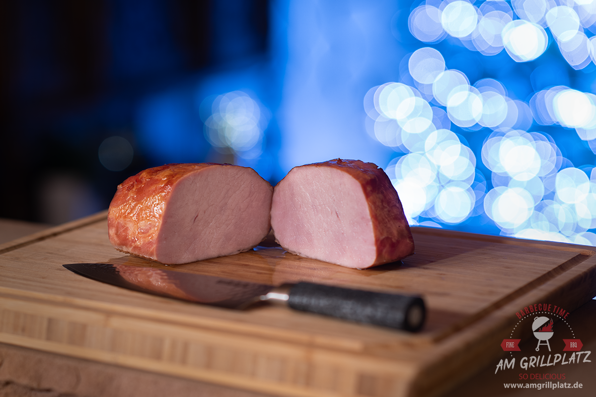 Kassler Lachs mit Honigglasur - Am Grillplatz - BBQ &amp; Grillrezepte