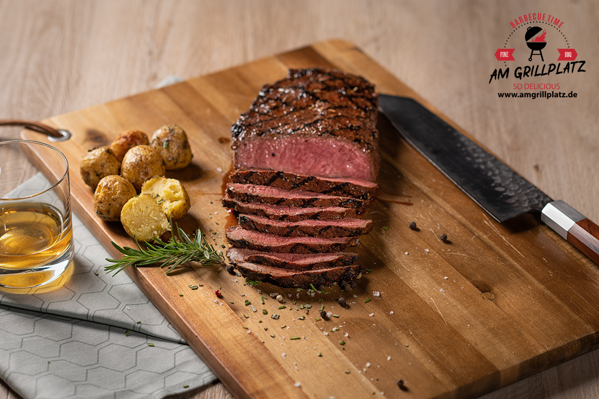 Flat Iron BourbonSteak Am Grillplatz BBQ & Grillrezepte