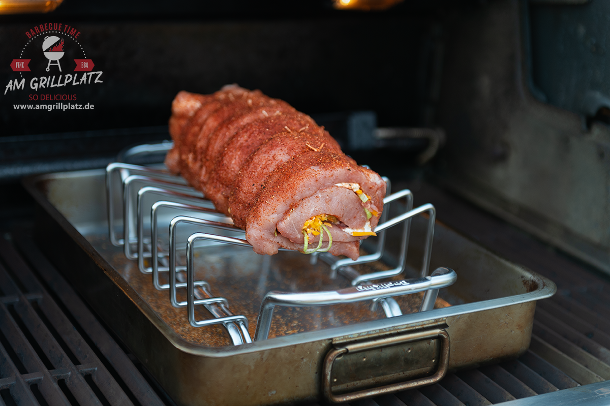 Schweinerollbraten vom Grill von Heikekurtz