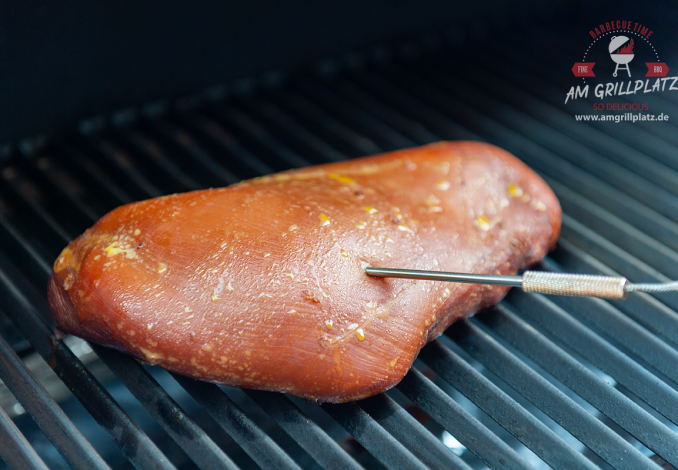 Marinierte geräucherte Putenbrust - Am Grillplatz - BBQ &amp; Grillrezepte