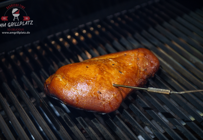 Marinierte geräucherte Putenbrust - Am Grillplatz - BBQ &amp; Grillrezepte